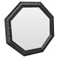 зеркало восьмиугольное черное с резьбой black sparkle в Кургане