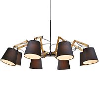 подвесная люстра arte lamp pinoccio a5700lm-8bk в Кургане