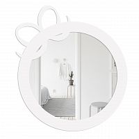 зеркало круглое с бантом белое ribbon в Кургане