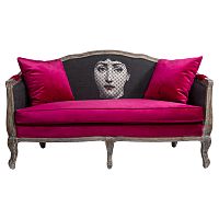 диван «вуаль руж» fornasetti прямой розовый в Кургане