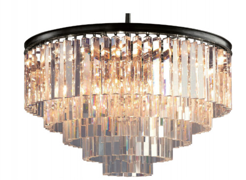 люстра odeon 5 rings черное основание в Кургане