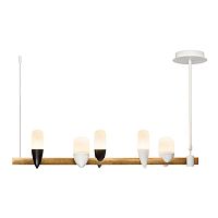 подвесная светодиодная люстра loft it whisper 1028-5wh в Кургане