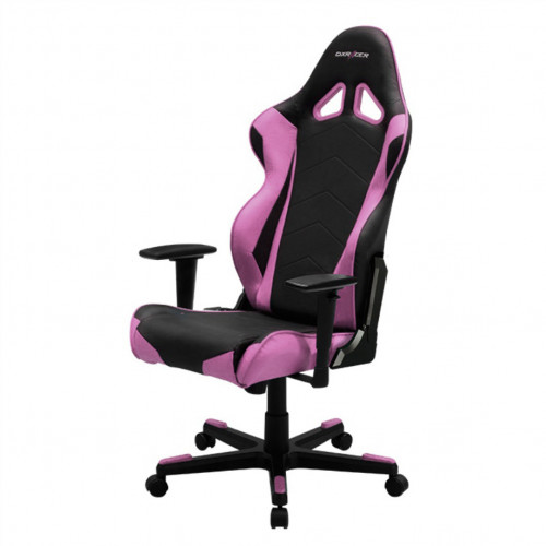 кресло геймерское dxracer racing черно-розовое в Кургане
