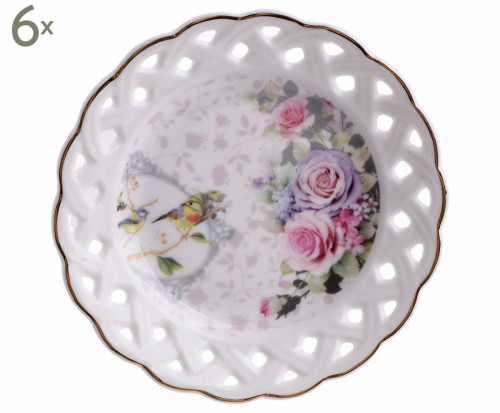блюдце, набор 6 шт. мультиколор в Кургане