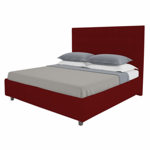 кровать двуспальная 160х200 красная royal black в Кургане
