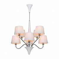 подвесная люстра arte lamp a1528lm-8wh белая в Кургане
