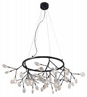 подвесная светодиодная люстра crystal lux evita sp45 d черная в Кургане