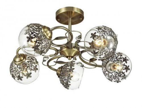 потолочная люстра lumion felissa 3067/5c бронза в Кургане