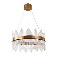 люстра stripglass 50 латунь, прозрачное стекло в Кургане