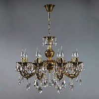 подвесная люстра ambiente aria 8818/8 pb tear drop бронза в Кургане