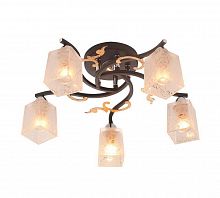 потолочная люстра idlamp edda 206/5pf-blackchrome в Кургане