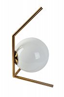 лампа настольная белая с золотом 17,6x17,6x38 см в Кургане