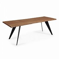 стол nack 220x100 черный, античный дуб c799m90 от la forma (ex julia grup) в Кургане