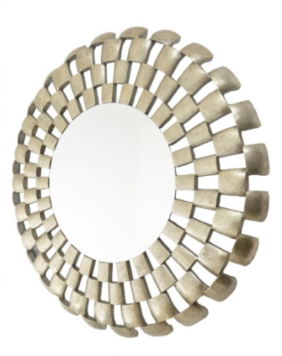 зеркало большое круглое золотое в геометрической раме denia в Кургане