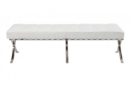 оттоманка barcelona loveseat белая в Кургане