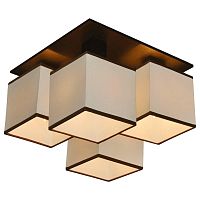 потолочная люстра arte lamp quadro a4402pl-4bk в Кургане