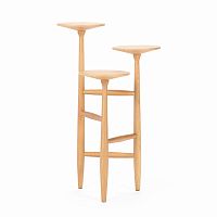 стол кофейный tripod высота 75 коричневый в Кургане