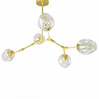 подвесная люстра kink light нисса 07512-5,33 янтарная в Кургане
