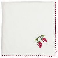 салфетка strawberry red w/embroidery в Кургане