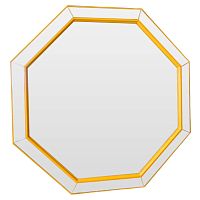 зеркало венецианское восьмиугольное желтое yellow octagon в Кургане