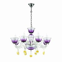 подвесная люстра odeon light ninfea 3930/8 в Кургане