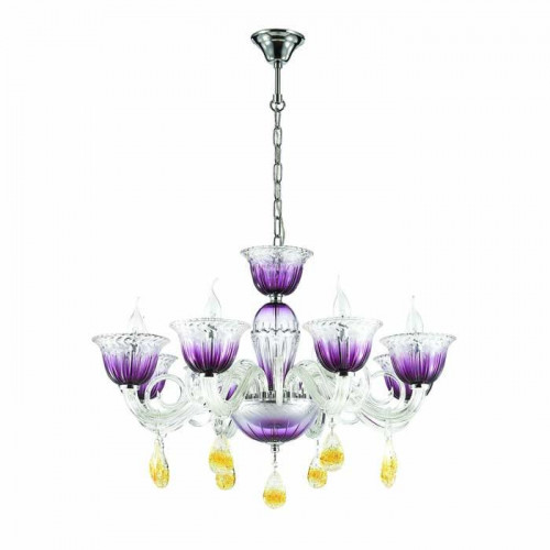 подвесная люстра odeon light ninfea 3930/8 в Кургане