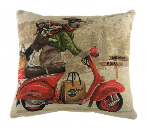 подушка с картинкой scooter dogs red в Кургане