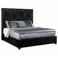 кровать двуспальная 180х200 черная petals queen в Кургане