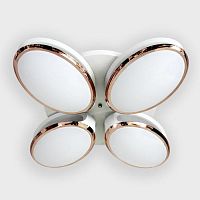 потолочная светодиодная люстра ambrella light orbital granule fg2024 wh 96w+40w d760 в Кургане