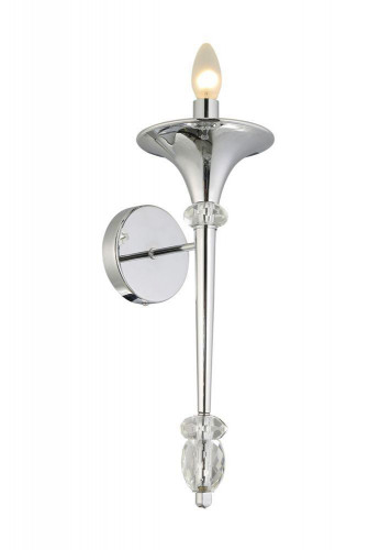 бра crystal lux miracle ap1 chrome в Кургане