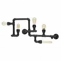 потолочная люстра ideal lux plumber pl5 nero в Кургане