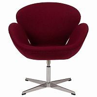 кресло swan chair бордовая в Кургане