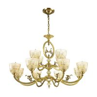 подвесная люстра odeon light piemont 3998/12 белая в Кургане