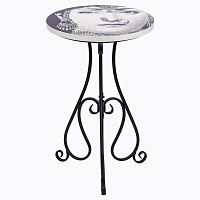 стол кофейный индия fornasetti черно-белый в Кургане