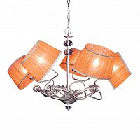 люстра 6900/5 00 v2568 от mm lampadari хром/оранжевая в Кургане