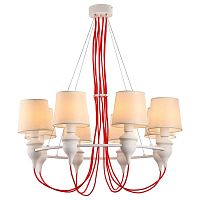 подвесная люстра arte lamp sergio a3325lm-8wh в Кургане