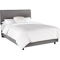 кровать двуспальная 160х200 серая frank platform gray в Кургане