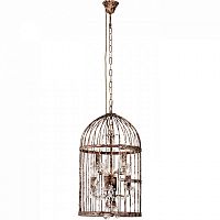 подвесной светильник cage chandelier коричневый в Кургане