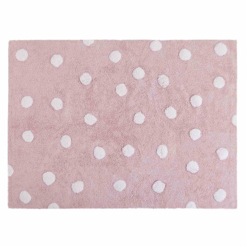 ковер polka dots розовый-белый в Кургане