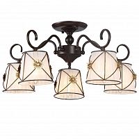 потолочная люстра arte lamp 72 a5495pl-5br в Кургане