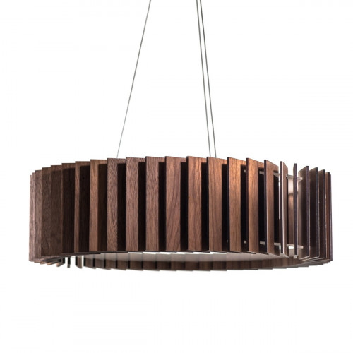 люстра ротор шпон ореха d45 коричневая в Кургане