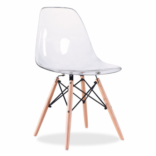 стул деревянный pc-015 прозрачный (eames style) в Кургане