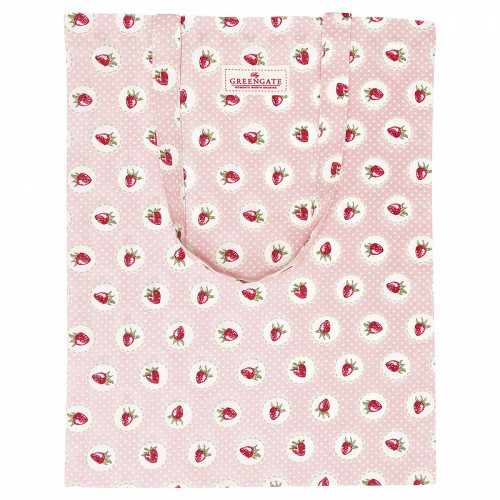 сумка хлопковая strawberry pale pink в Кургане