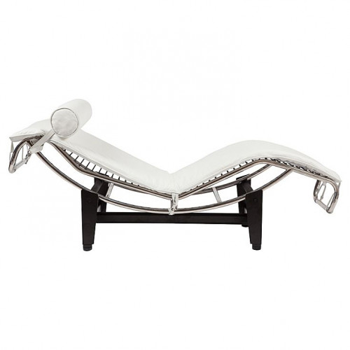 шезлонг chaise longue lc4 белый в Кургане