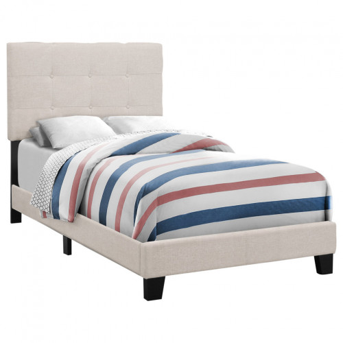 кровать beige linen 140х200 в Кургане