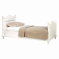 кровать полутораспальная 120х190 белая нордик в Кургане