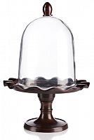 сервировочный поднос с куполом crystal dome dark в Кургане