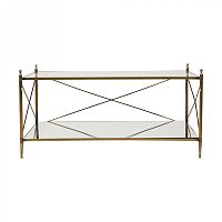 стол кофейный cross bar прозрачный в Кургане