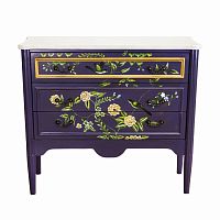 комод с росписью из цветов florentina фиолетовый в Кургане