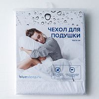 чехол защитный на подушку с мембраной blue sleep hybrid 050*070 в Кургане
